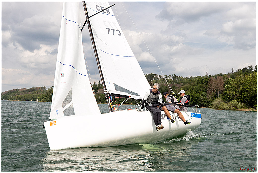 J70 - WOODLAND, 12.06.2021 Segelboot; Segeln; Woodland; Spinnaker; J70; Sorpesee; Sauerland